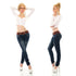 Red Seventy Dark Blue Skinny Jeans - WT195